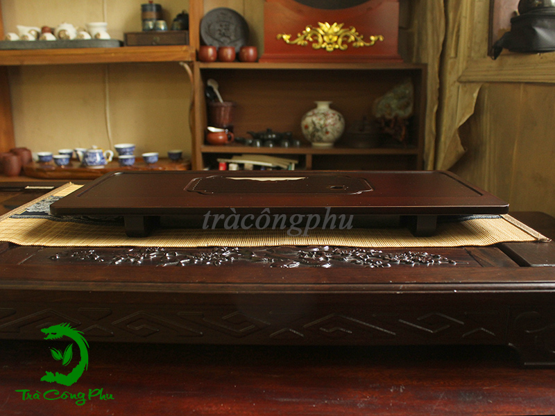 Khay Trà - KG152 có phần chứa nước khay nhựa có thể tháo rời, dễ dàng vệ sinh